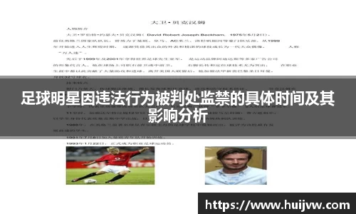 足球明星因违法行为被判处监禁的具体时间及其影响分析